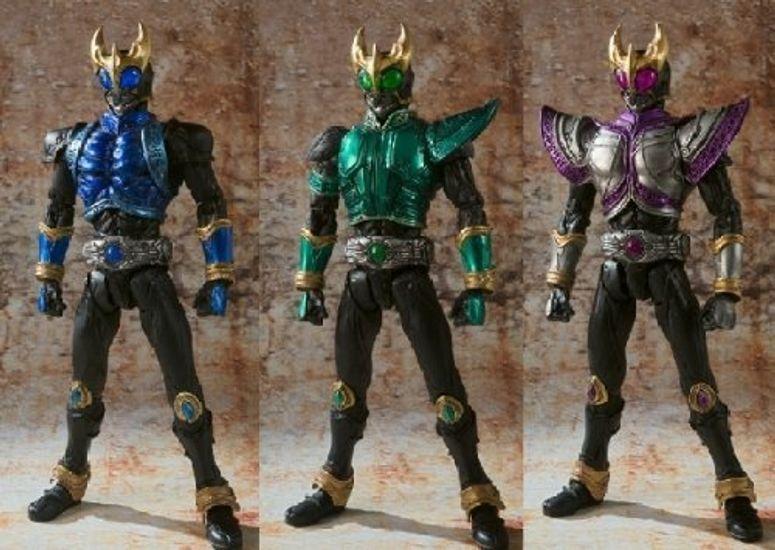 Ultimate Soul Kamen Rider Kuuga 3 Form Set Pegasus Titan Web S.I.C. (Dragon Form, Form, Form) (Tamashii Exclusive)